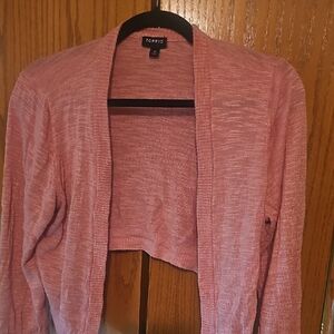 torrid Heathered Rose Open Cardigan